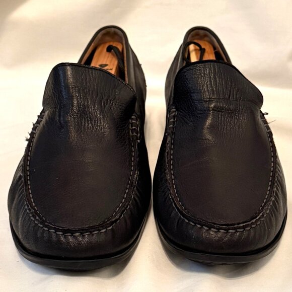 Johnston & Murphy Cresswell Venetian 208471 Slip On Loafers Size 10 M Black